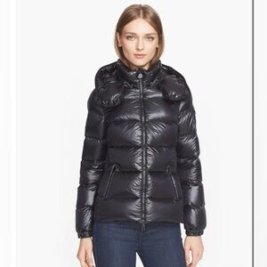 Moncler 'Berre' Down Puffer Coat with Detachable Hood